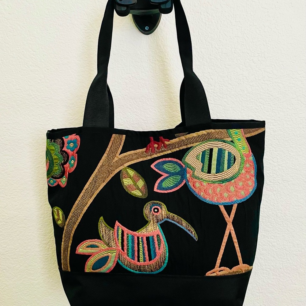 Spicer Bags Signature Tote, in Birdie fabric